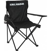 KIRKJUBØUR® "Njörd" Campingstuhl schwarz