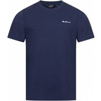 BEN SHERMAN Small Logo Herren T-Shirt 0076266-TWILIGHTDENIM