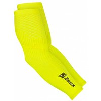 Zeus Kompression Armsleeves Strick Ellbogenbandage neongelb