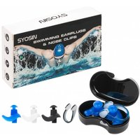 SYOSIN Erwachsene Schwimmsport Nasenklammern Ohrstöpsel 3er-Pack X001DQFBZH