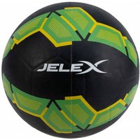 JELEX Bolzplatzheld Gummi Fußball schwarz-grün