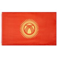 Kirgistan / Kirgisien Flagge MUWO "Nations Together" 90 x 150 cm