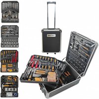 ANDIARBEIT® "Alleskönner" Werkzeugkoffer Trolley 1000-tlg. schwarz