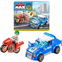 Zuru MAX CITY Polizei + Motorrad 125-tlg Spielset 4894680033139