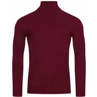 MONT EMILIAN "Le Mans" Herren Rollkragenpullover weinrot