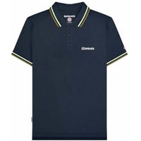 Lambretta Triple Tipped Herren Polo-Shirt SS1650-NVY-T-G-C