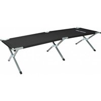 KIRKJUBØUR® "Heimdall" faltbares Campingbett schwarz