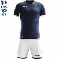 Zeus Mundial Teamwear Set Trikot mit Shorts navy weiß