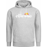 ellesse Monesiglio Hoody Herren Kapuzen Sweatshirt SOP23865-Lt Grey Marl