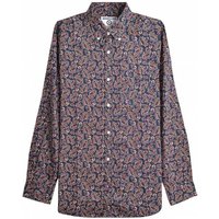 Lambretta Paisley Shirt Herren Langarmhemd RWIS1469-NVY