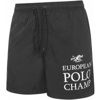EUROPEAN POLO CHAMP Herren Badeshorts EPCSWIM-SCHWARZ