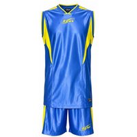 Zeus Kit Sante Basketball Trikot + Shorts royal/giallo