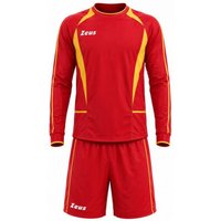Zeus Kit Brazil Herren Trikot-Set 2-teilig rosso/giallo