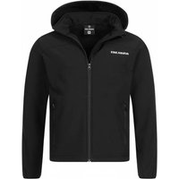 KIRKJUBØUR® "Hestur" Herren SOFTSHELLjacke 10.000 mm Wassersäule schwarz