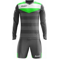 Zeus Argo Torwart Set Langarm Trikot mit Shorts grau
