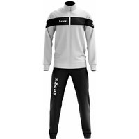 Zeus Tuta Apollo Herren Trainingsanzug Weiß Schwarz — Bild 1
