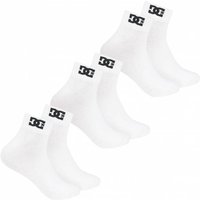DC Shoes Quarter Unisex Socken 3 Paar weiß DC-21 QUARTER