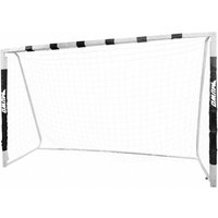 MUWO großes Fußballtor aus Stahl 3 x 2 m schwarz/weiß