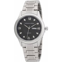 Lobstein & Söhne® "Leopold" Uhr silber/schwarz
