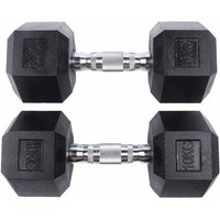 SPORTINATOR 10 kg Hexagon Hantel 2er-Set — Bild 1