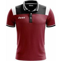 Zeus Vesuvio Herren Polo-Shirt dunkelrot