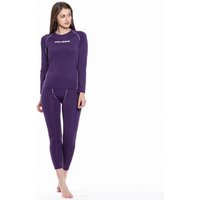 KIRKJUBØUR® "Hafjall" Damen Thermounterwäsche Set 2-tlg. lila