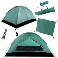 KIRKJUBØUR® "Vindr" 1 Person-Camping-Zelt grün