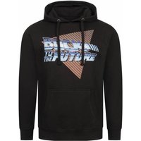 Zurück in die Zukunft Chrome Logo Herren Hoodie UNMHS070BLK