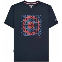 Lambretta Heritage Target Tee Herren T-Shirt SS4002-NAVY