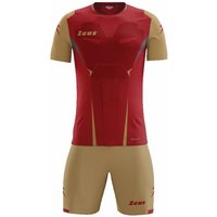 Zeus Kit Hero Trikot-Set mit Shorts rot gold