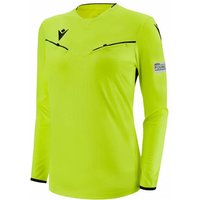 UEFA macron Damen Langarm Schiedsrichter Trikot 58575163
