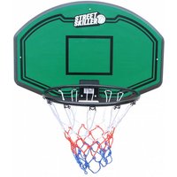 STREETSKILLER Basketballkorb mit Brett und Wandhalterung grün/schwarz