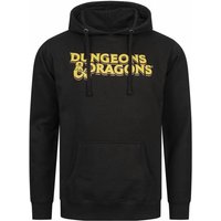 DUNGEONS & DRAGONS 70s Logo Herren Hoodie HAMHS035BLK