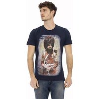TRUSSARDI Action Herren Real Man T-Shirt Navy 2AT04003
