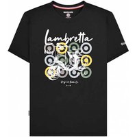 Lambretta Scooter Brand Tee Herren T-Shirt SS1503-BLK