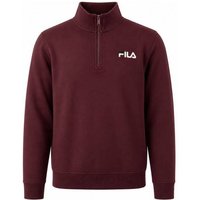 FILA "Adam" Retro Herren 1/4-Zip Sweatshirt LMPSM019-Tawny-Port