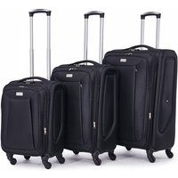 VERTICAL STUDIO "Tromso" 20" 24" 28" Stoffkoffer 3er-Set schwarz
