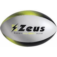 Zeus Rugby Ball schwarz/neongelb