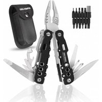 KIRKJUBØUR® "Hödur" Edelstahl 14-in-1 Multifunktionswerkzeug