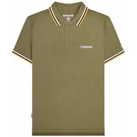 Lambretta Triple Tipped Herren Polo-Shirt SS1650-KHAKI-W-N-G