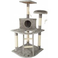 SPOCADO "Rovers" Kratzbaum für Katzen 120 x 55 x 55 cm grau