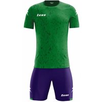 Zeus Kit Hero Trikot-Set mit Shorts grün violett