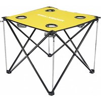 KIRKJUBØUR® "Solkatt" faltbarer Campingtisch ocker