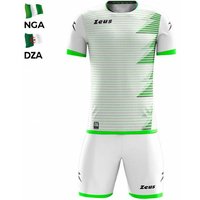 Zeus Mundial Teamwear Set Trikot mit Shorts weiß grün
