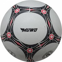 MUWO "Topscorer" Gummi-Fußball weiß rot