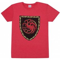 House of the Dragon Targaryen Crest Herren T-Shirt HOD04410TSC
