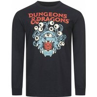DUNGEONS & DRAGONS Herren Langarmshirt HAMLT050BLK