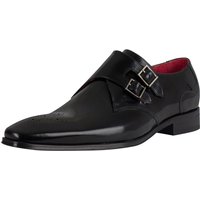 Polished Buckle Leather Shoes