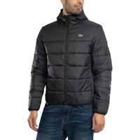 Lacoste Hooded Logo Jacket Black