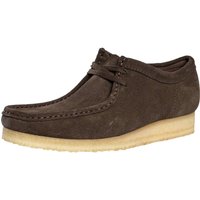 Wallabee Shoe Dark Brown Suede, 7